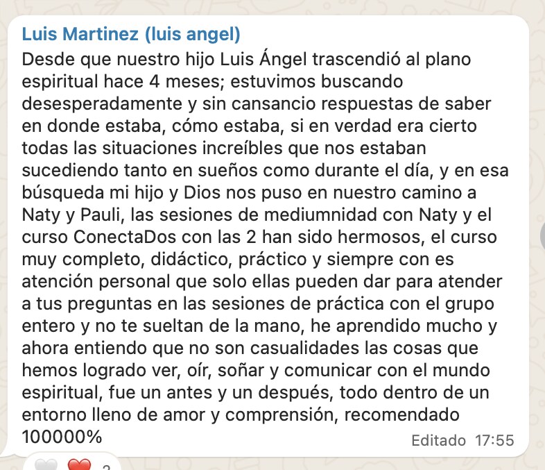 Testimonio de Luis Martínez