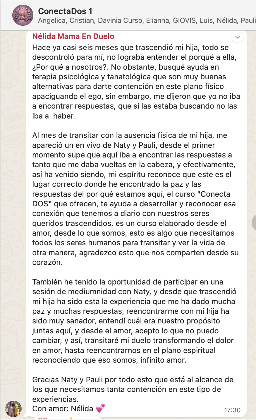 Testimonio de Nélida